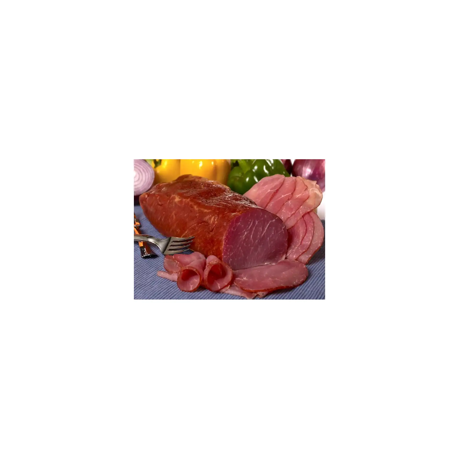 PORK LOIN COLD SMOKED&CURED NY /POLEDWICA NY 40/40LB PRE PACK CHUNK ANDY'S N1441