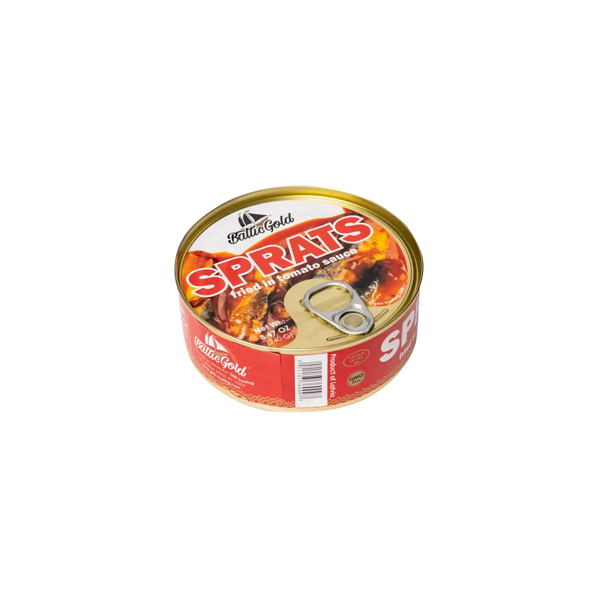FRIED SPRATS W/TOMATO E/O 24/240GR BALTIC GOLD LATVIA N36009 / 192