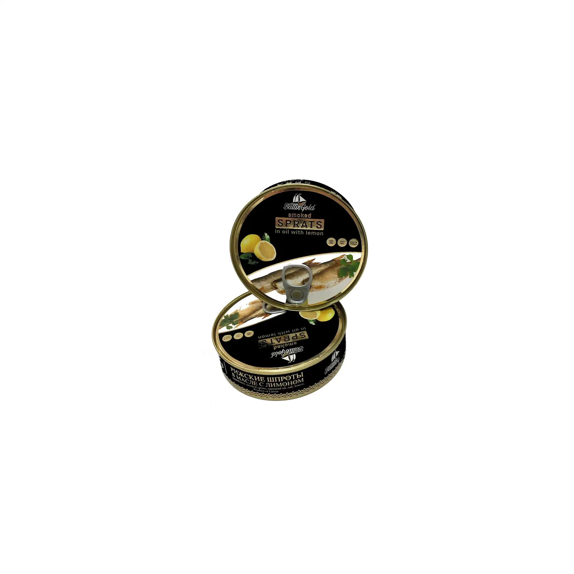RIGA SPRATS E/O LEMON 36/160g BALTIC GOLD LATVIA N36005 / 268