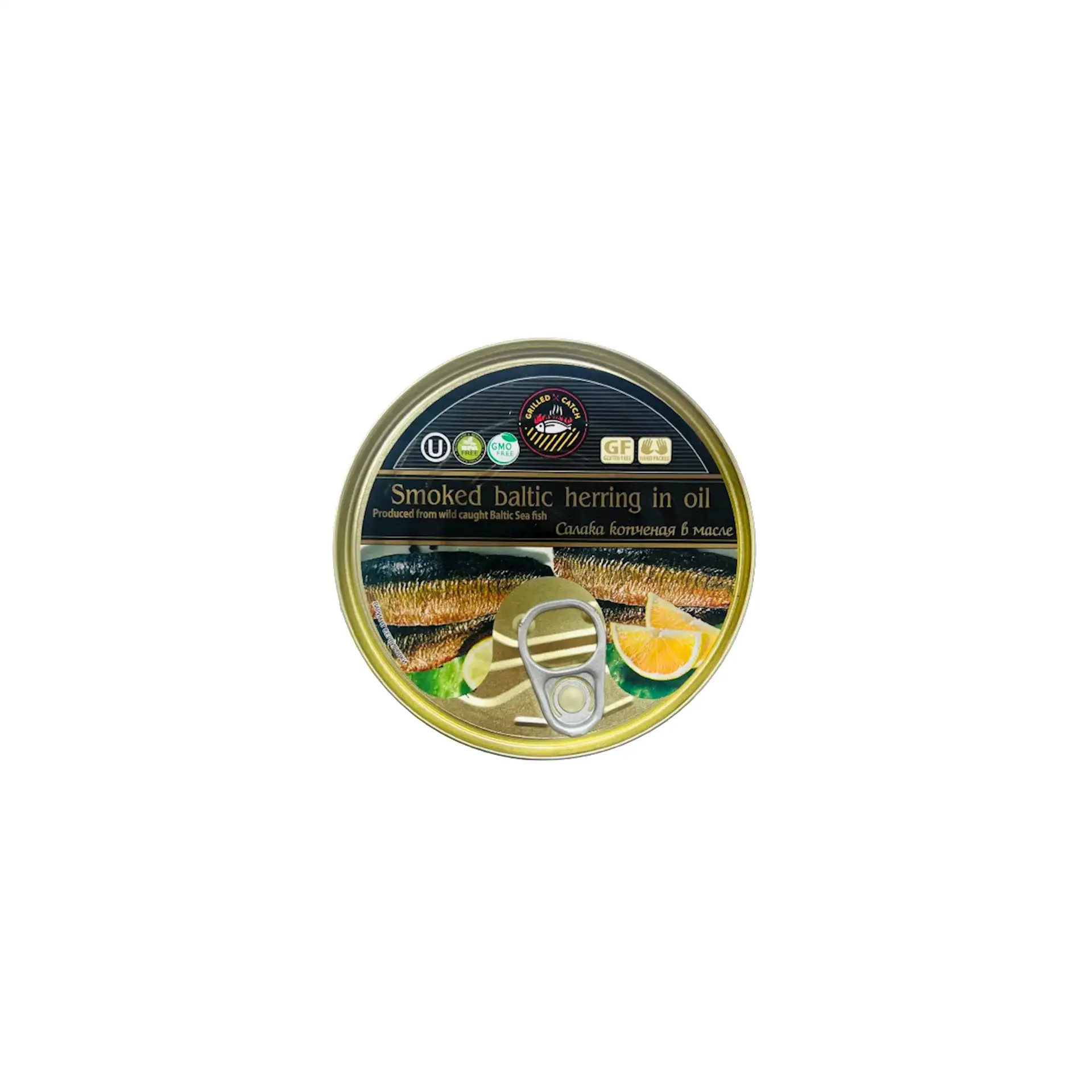 HERRING (SALAKA) BALTIC SMOKED IN OIL E/O 24/240GR BRIVAIS VILNIS
