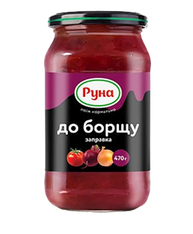 ZAPRAVKA FOR RED BORSH GLASS 12/470GR RUNA UKRAINE