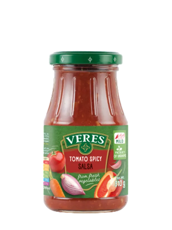 D- TOMATO SPICY SALSA 12/310GR VERES UKRAINE