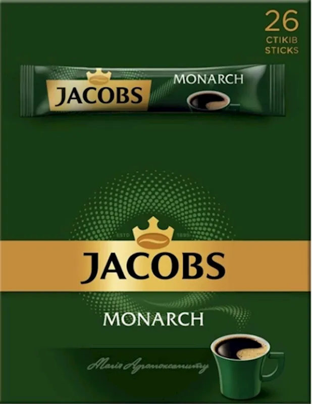 D- COFFEE STICKS INSTANT JACOBS MONARCH 20/(26X1.8GR) N114 UKRAINE