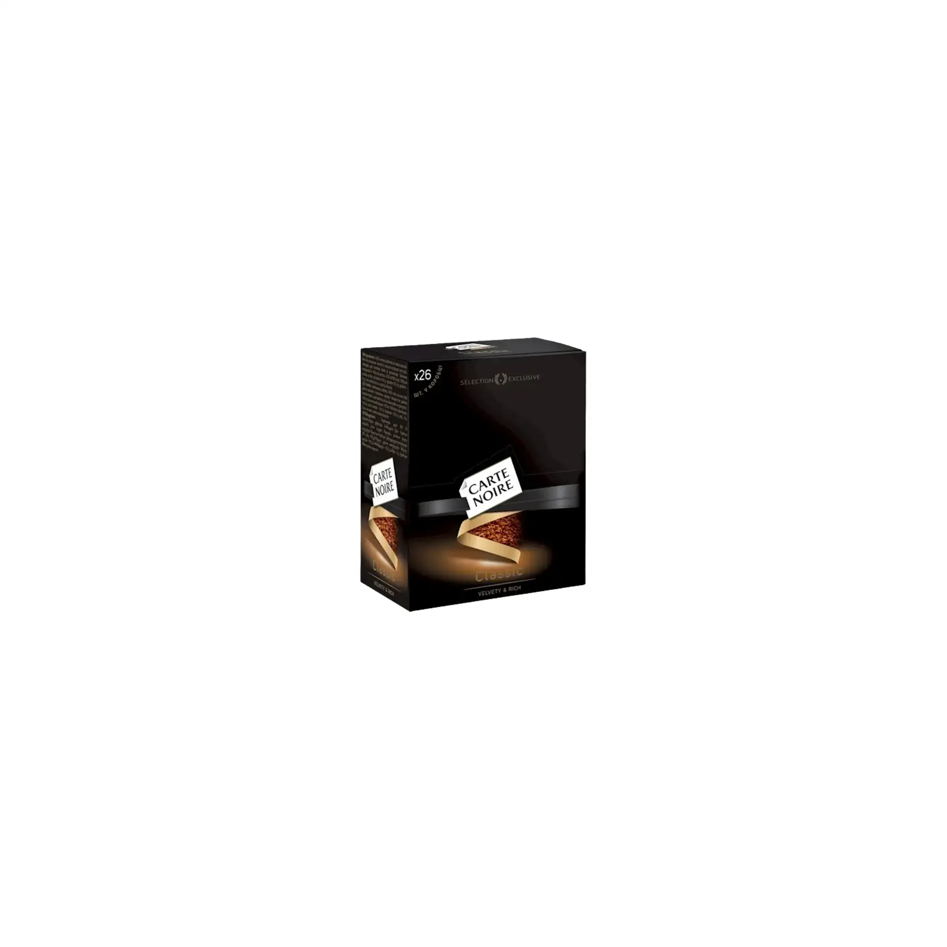 COFFEE STICKS INSTANT CARTE NOIRE 20/(26X1.8GR) UKRAINE #139