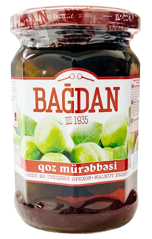 PRESERVE WALNUT VIP 6/400G BAGDAN AZERBAIJAN N31120/11