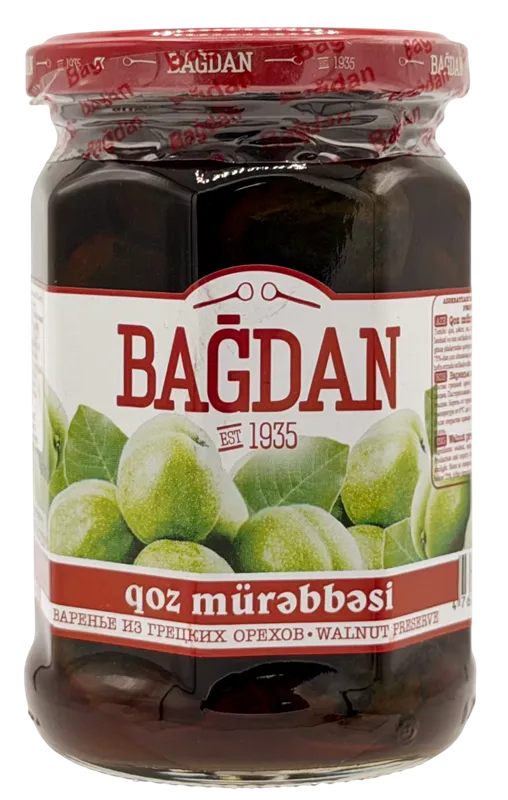 PRESERVE WALNUT VIP 6/400G BAGDAN AZERBAIJAN N31120/11