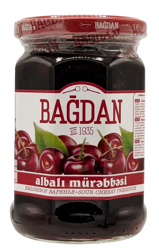 PRESERVE SOUR CHERRY 6/400G BAGDAN AZERBAIJAN N31115/6