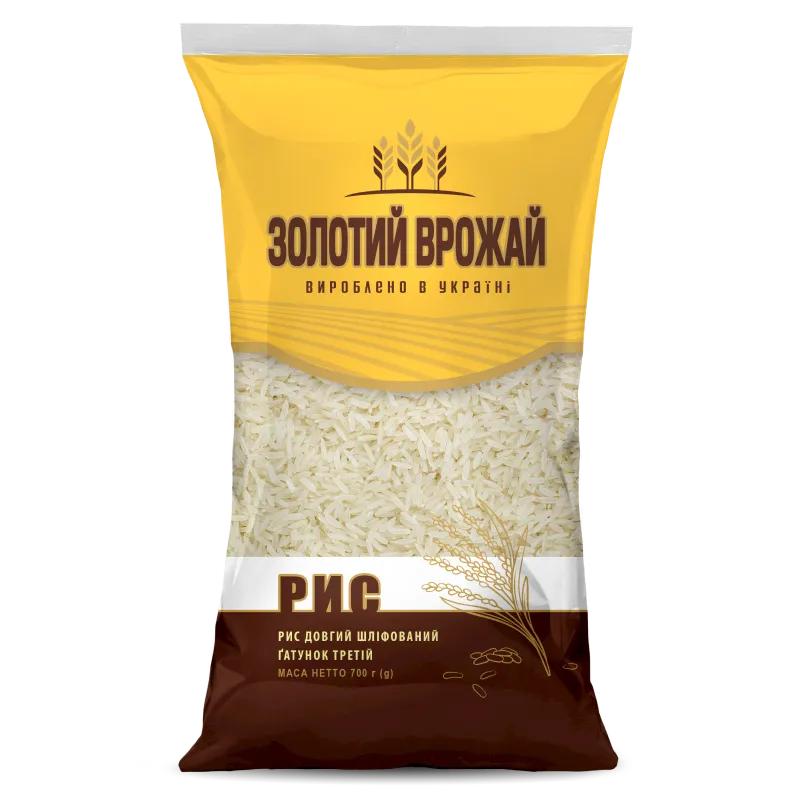 RICE LONG POLISHED 20/700GR ZOLOTIY VROZHAY UKRAINE