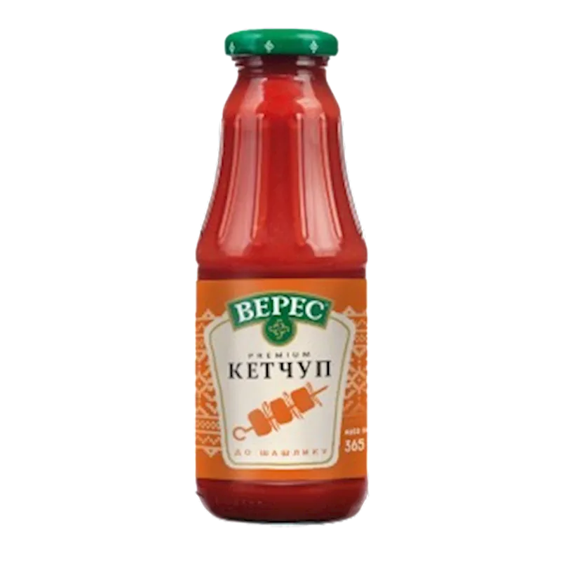 D- KETCHUP FOR BBQ PREMIUM 16/365GR VERES UKRAINE