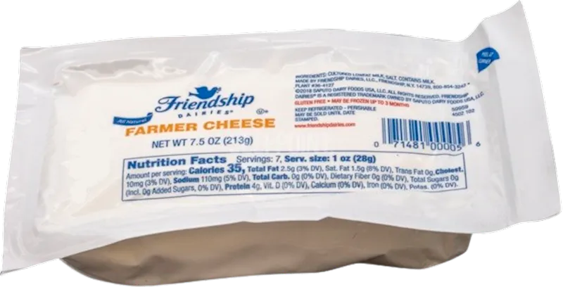 FARMER CHEESE MIDGET 12/213GR  FRIENDSHIP N1002953