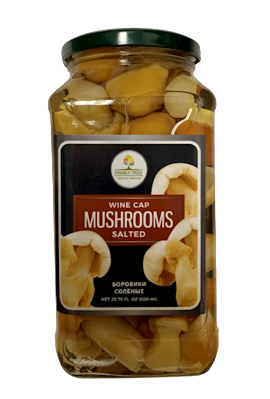 MUSHROOMS STROPHARIA WINE CAP SALTED 12/880GR FAMILY TREE