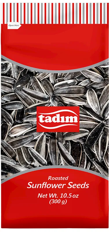 SUNFLOWER SEEDS ROASTED LIGHTLY SALTED 12/300GR TADIM N8065 /021