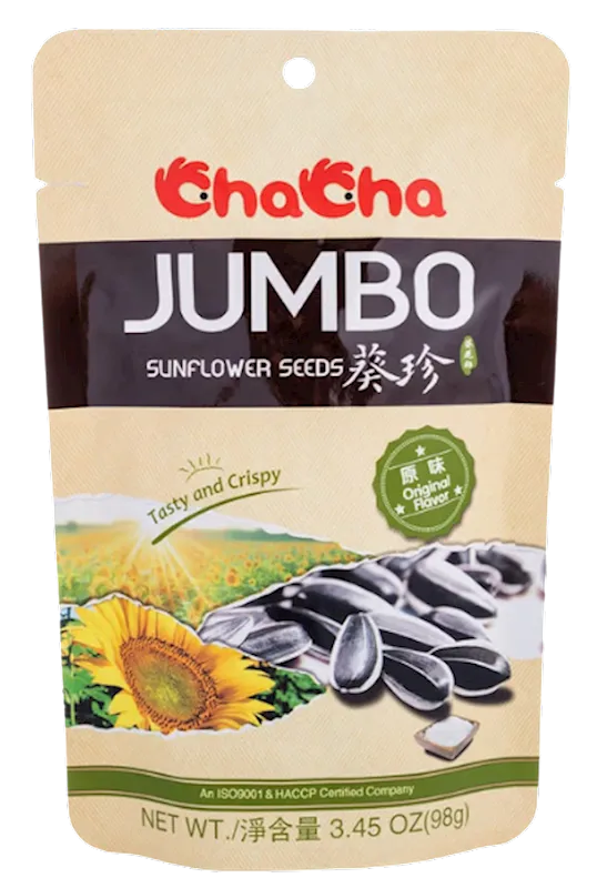 SUNFLOWER SEEDS JUMBO ROASTED 22/98GR CHACHA