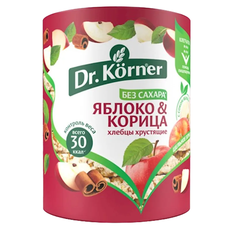 HLEBTSI DR.KORNER ZLAKOVIY COCTAIL W/APPLE&CINNAMON 20/90GR RUSSIA N1747