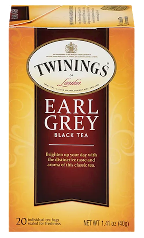 D- TEA TWININGS BLACK CLASSIC EARL GREY 6/(20X2GR) N5326
