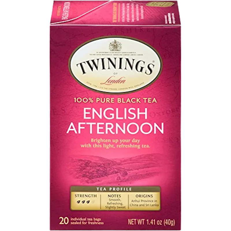 D- TEA TWININGS BLACK ENGLISH AFTERNOON 6/(20X2GR) ENGLAND N5330