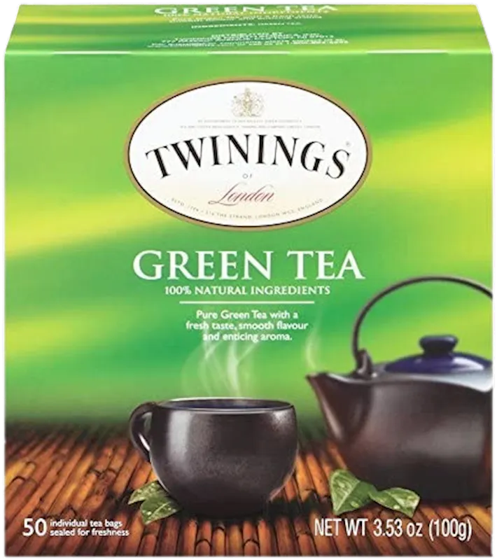D- TEA TWININGS GREEN PURE 6/(50X2GR) ENGLAND N5789