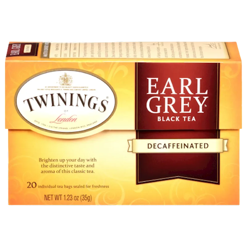 D- TEA TWININGS EARL GREY DECAF 6/(20X1.5GR) ENGLAND N5305