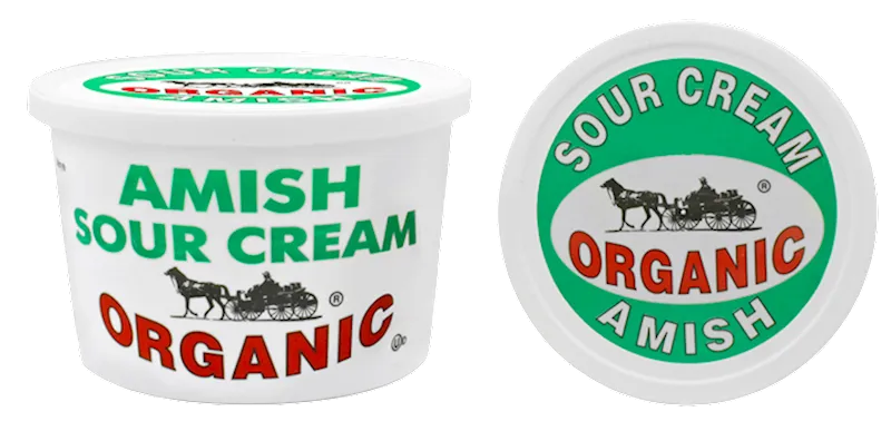 D- SOUR CREAM AMISH ORGANIC 6/425GR FOUR SEASONS N308
