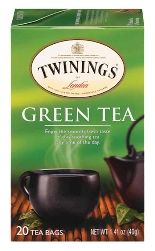 D- TEA TWININGS GREEN PURE NATURAL  6/(20X2GR) ENGLAND N5405
