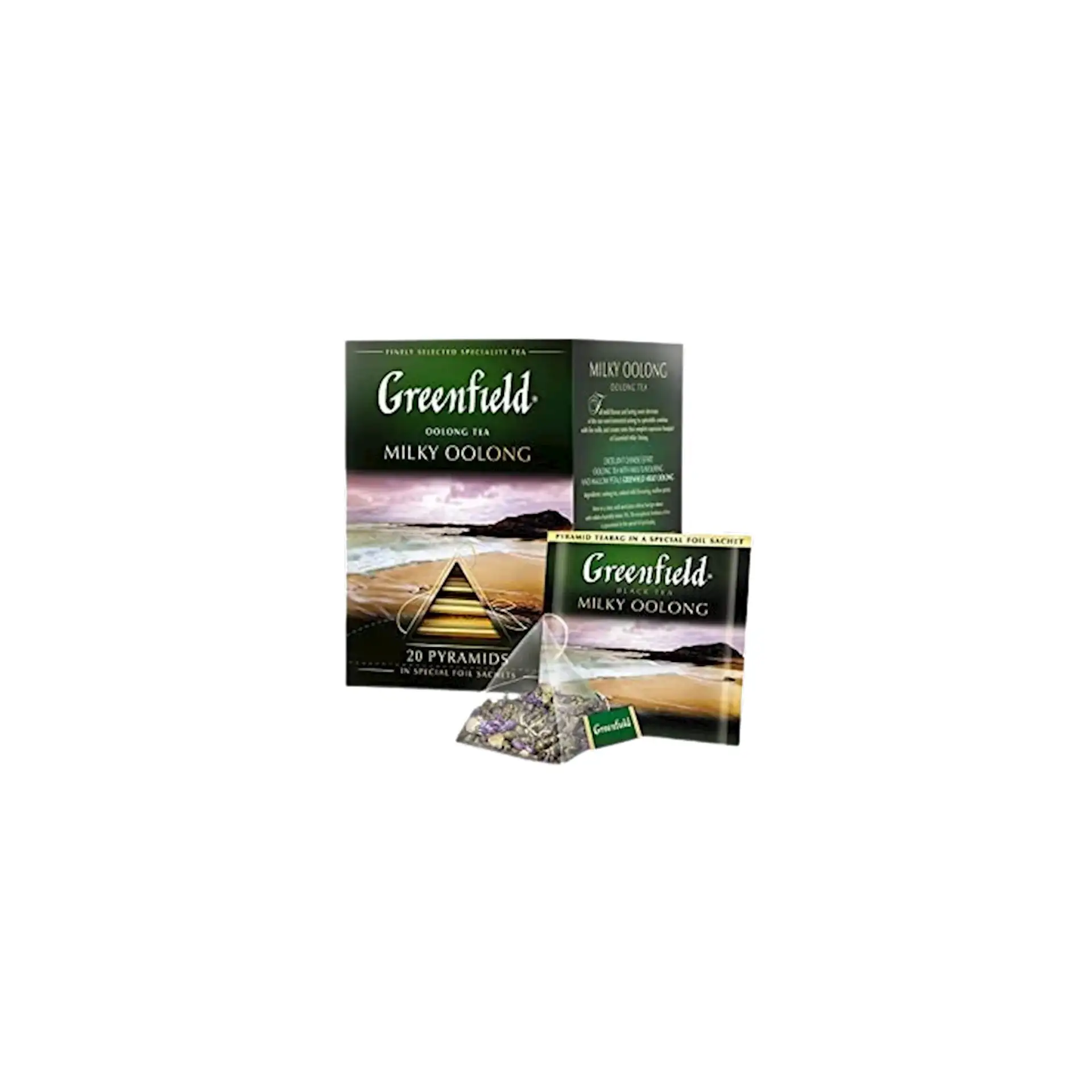 D- TEA MILKY OOLONG PYRAMIDS 8/(20X1.8GR) GREENFIELD 0905-08