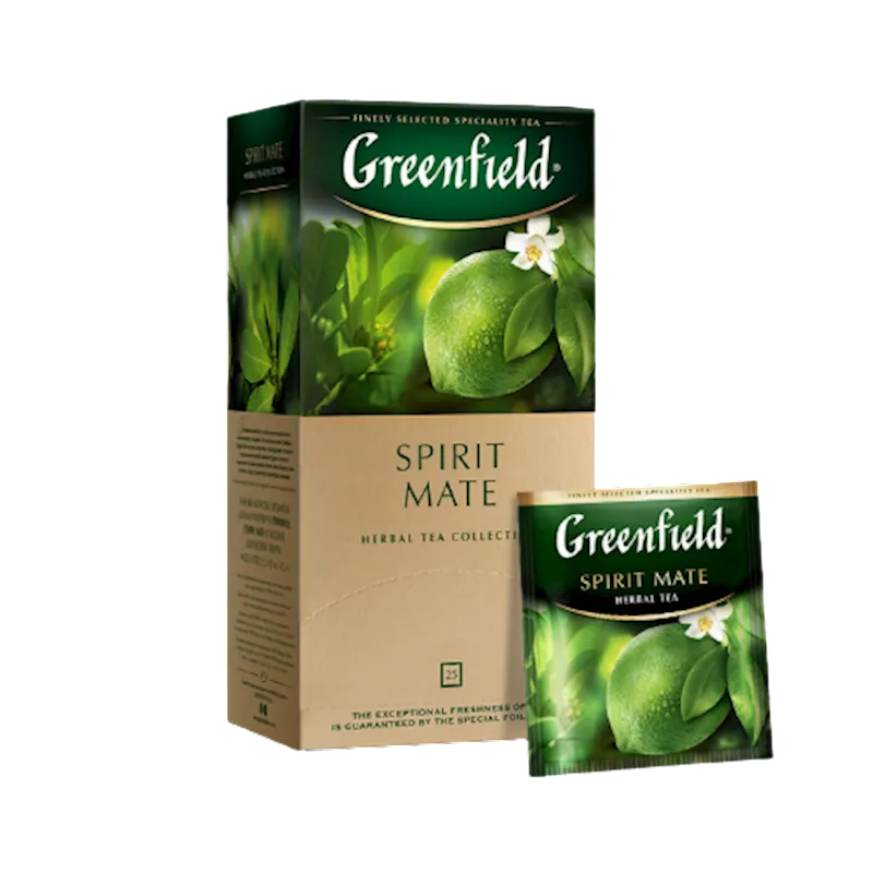TEA HERBAL SPIRIT MATE 10/(25X1.5GR) GREENFIELD 1391-10