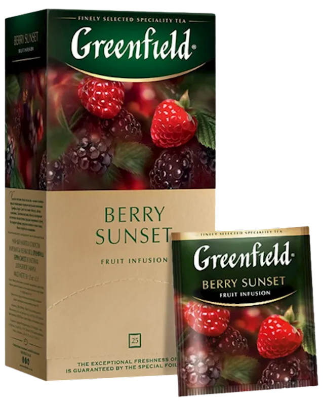 TEA FRUIT BERRY SUNSET 10/(25X2GR) GREENFIELD 1539-10