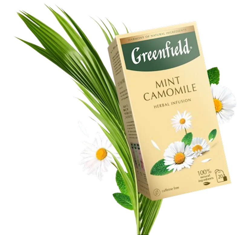 TEA MINT CAMOMILE 8/(20*1.5GR) GREENFIELD 1787-08-EC