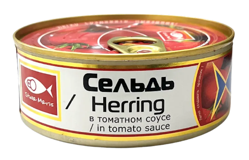 D- HERRING IN TOMATO SAUCE E/O STELLA MARIS 24/240GR GAMMA-A KOSHER