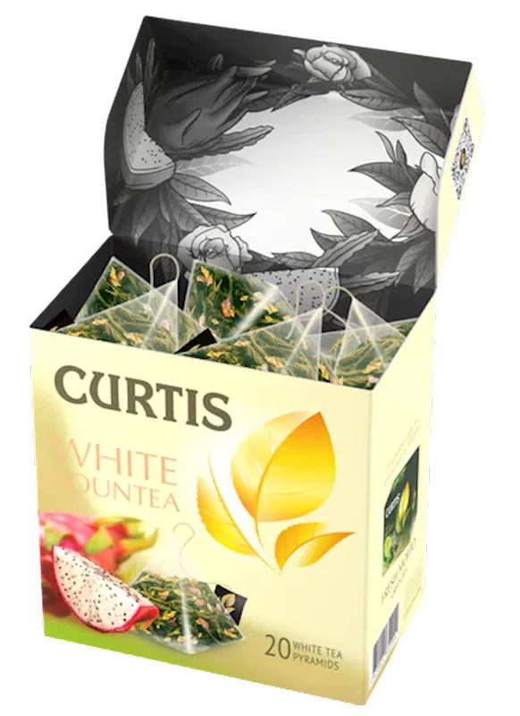 D- TEA CURTIS WHITE BOUNTEA PYRAMIDS 12/(20X1.7GR) CURTIS N27126