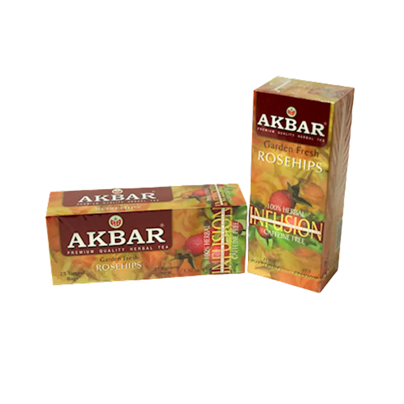 TEA AKBAR HERBAL W/ROSEHIP 24/(25X1.5GR) SRI-LANKA