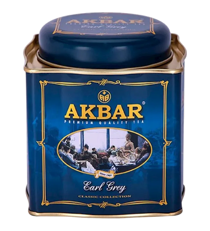 D- TEA AKBAR BLACK EARL GREY CLASSIC LEAF 12/250GR SRI-LANKA