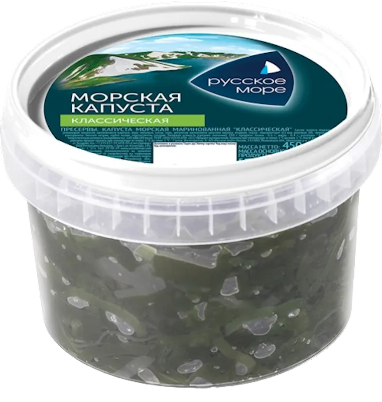 SALAD SEAWEED CLASSIC 6/450GR RUSSKOE MORE N1561