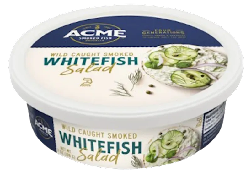 D- WHITEFISH SMOKED SALAD 12/196GR ACME