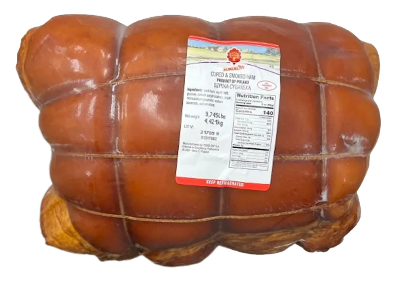 HAM CURED&SMOKED GYPSY STYLE/SZYNKA CYGANSKA SOKOLOW 3/9.5LB N0100SL5048