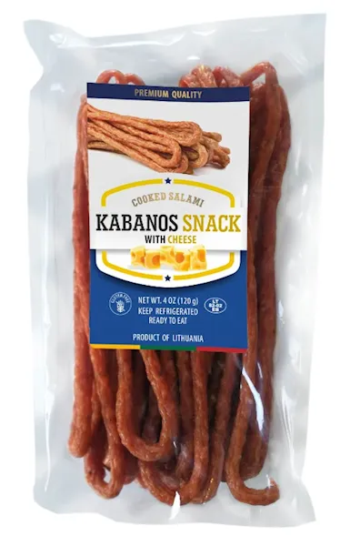 D- KABANOSY W/CHEESE 7/480GR BIOVELA LITHUANIA
