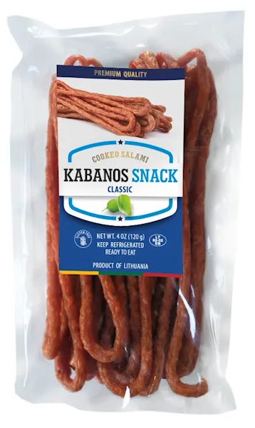 D- KABANOSY CLASSIC 7/480GR BIOVELA LITHUANIA 213080