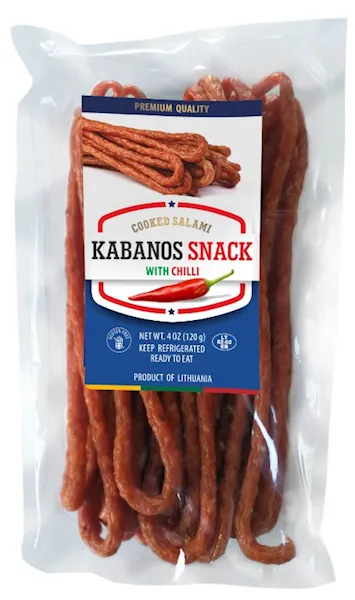 D- KABANOSY W/ JALAPENO (CHILI) 7/480GR BIOVELA LITHUANIA  N213082