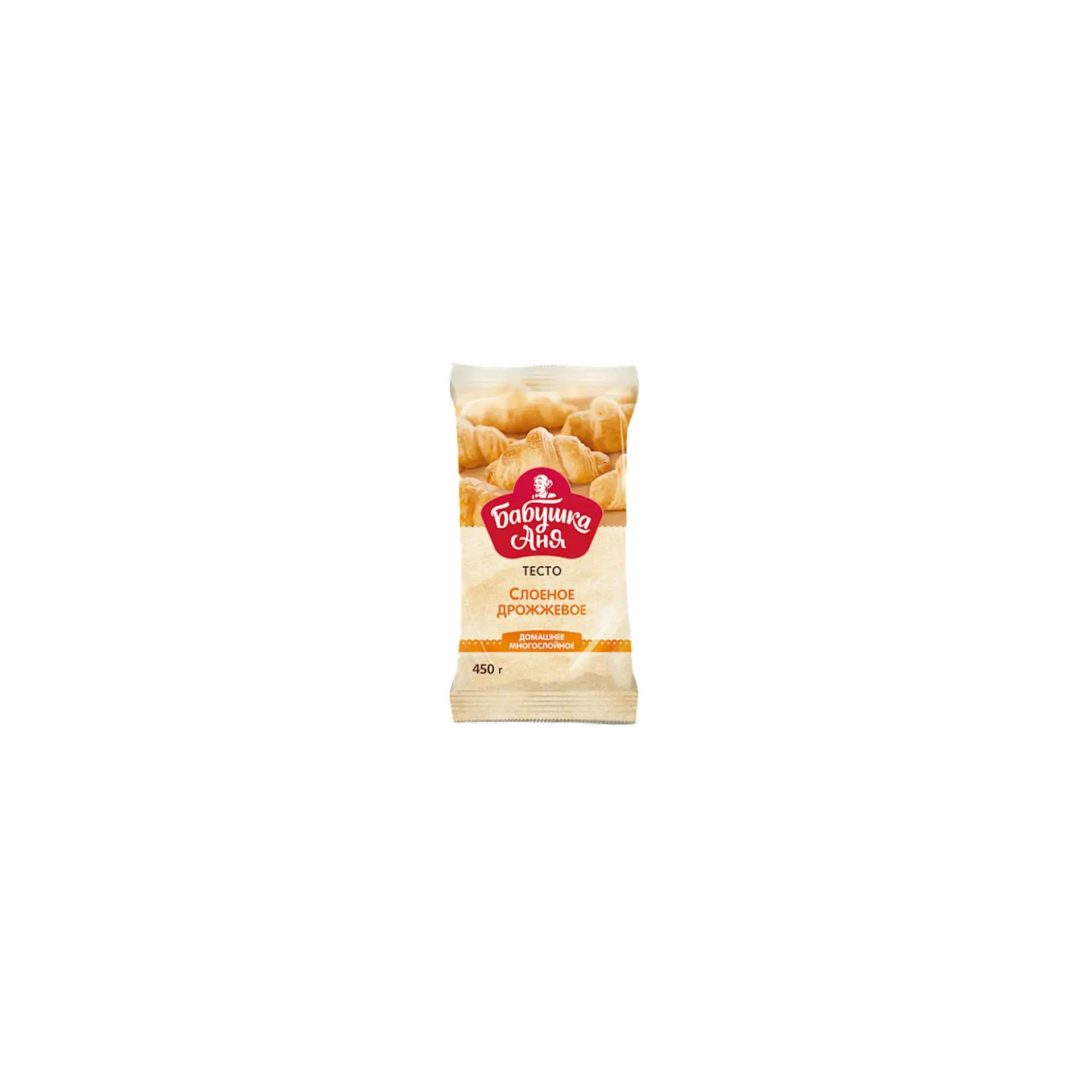 DOUGH PUFF PASTRY YEAST FROZEN 7/450GR BABUSHKA ANYA N3134