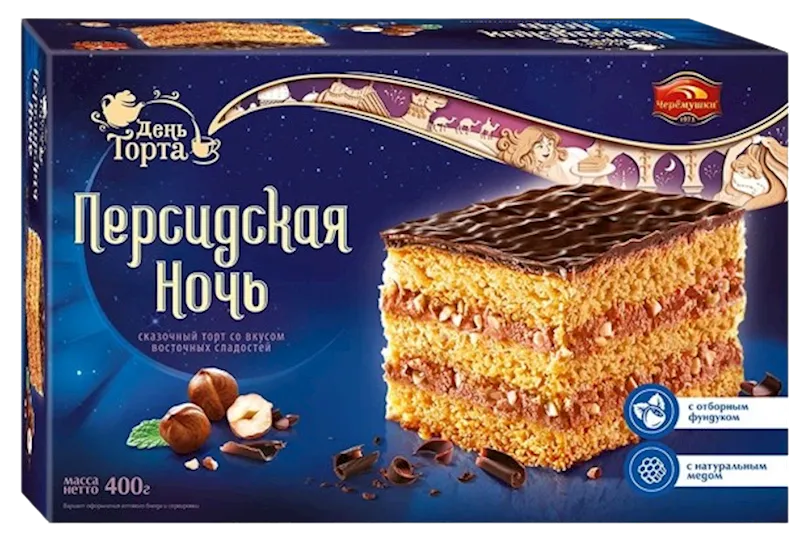 CAKE PERSIAN NIGHTS 6/400GR CHEREMUSHKI RUSSIA N45