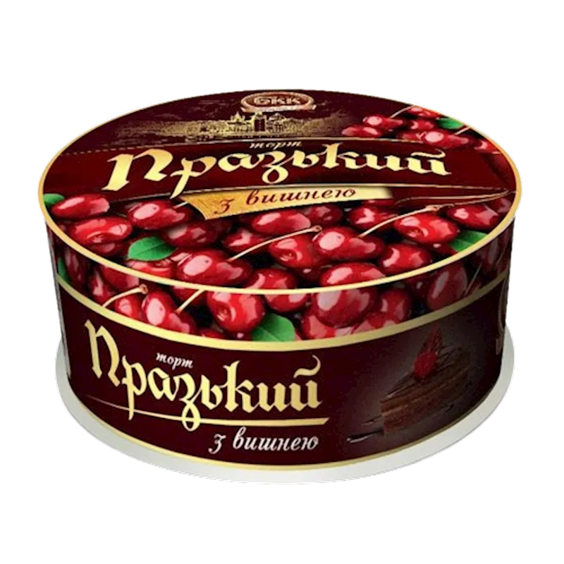 CAKE PRAGUE W/CHERRY JAM SMALL 6/450GR BKK UKRAINE N4574
