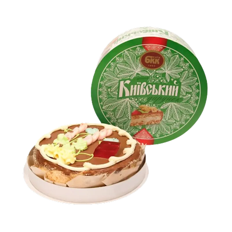 CAKE KYIV GIFT W/ PEANUTS BIG 6/850GR BKK UKRAINE N4628