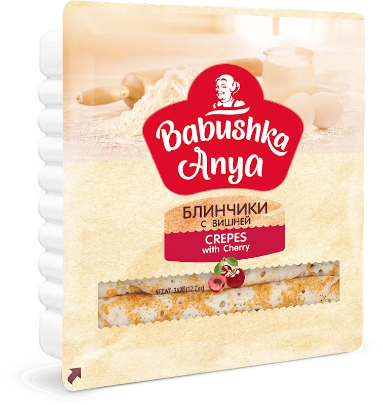 CREPES W/CHERRY FROZEN 6/360GR BABUSHKA  ANYA  N4638