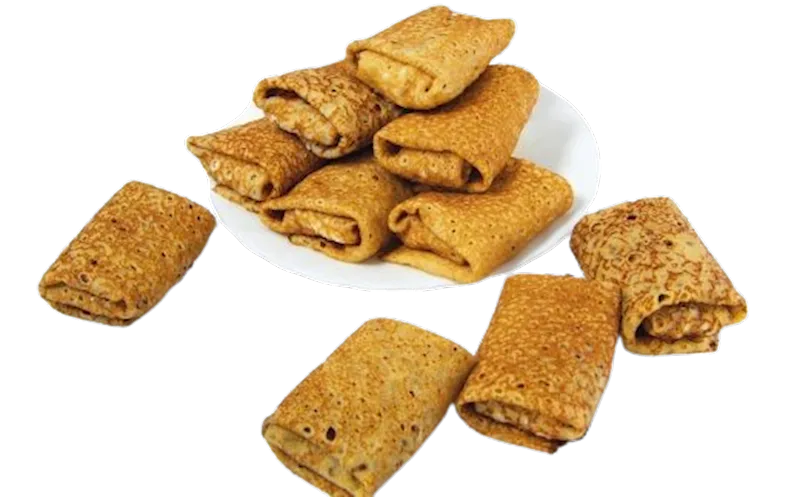 CREPES W/CHICKEN W/FRIED ONIONS FROZEN 7/2.30KGX27PCS MAMA ADA'S