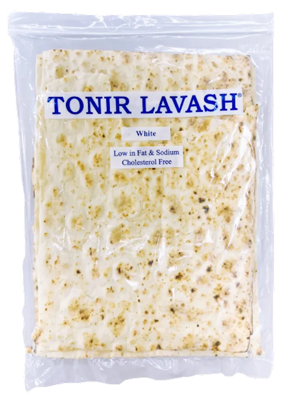LAVASH WHITE TONIR LOW FAT&SODIUM 1/453GR BY PC KOSHER