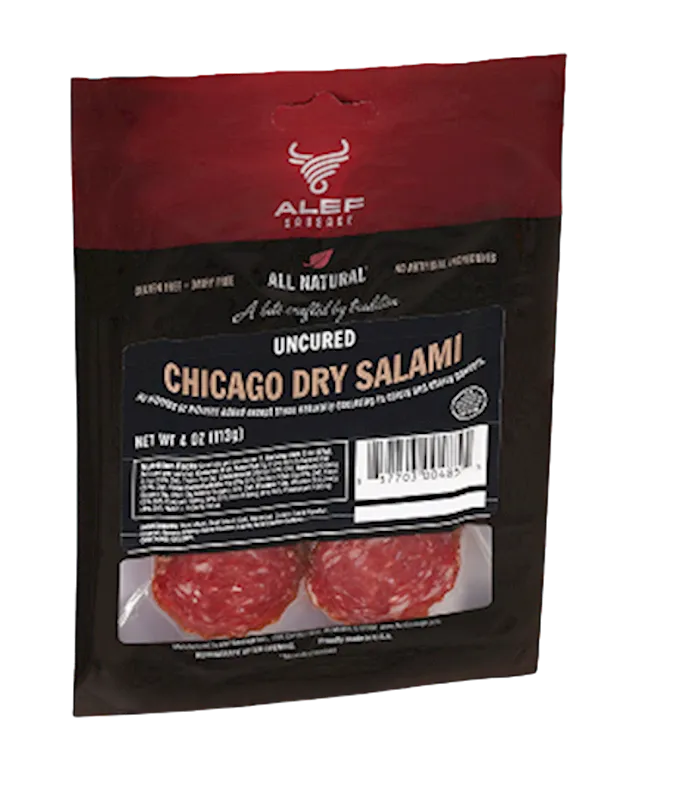SALAMI DRY CHICAGO UNCURED SLICED 15/113GR  ALEF N52033-CHO/92089 (2)