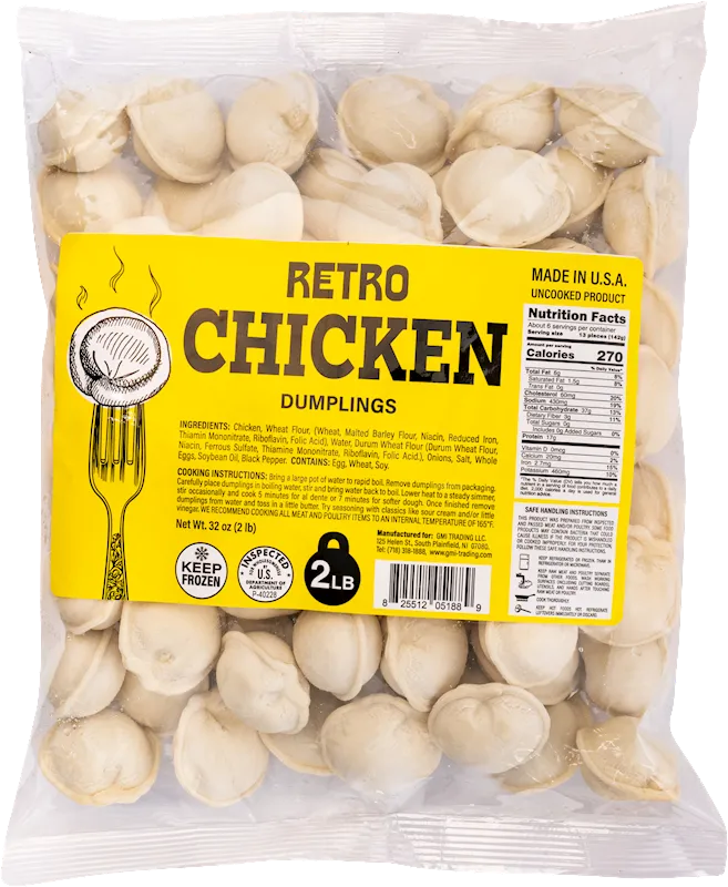 DUMPLINGS W/CHICKEN 12/2LB RETRO RPC02