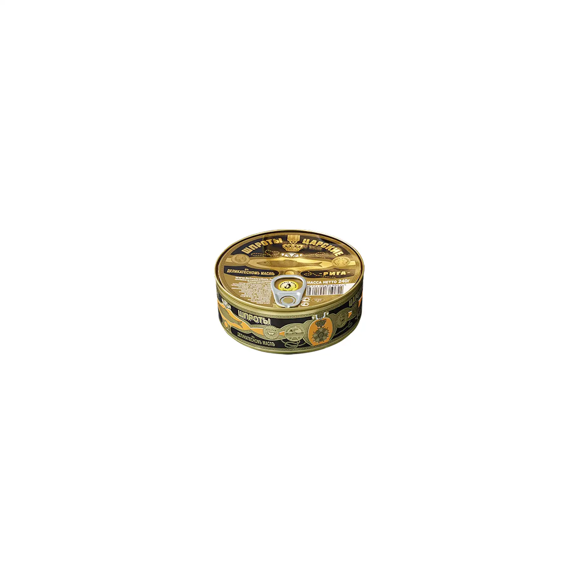 SPRATS TSARSKIE SMOKED BIG IN OIL E/O 24/240GR BRIVAIS VILNIS