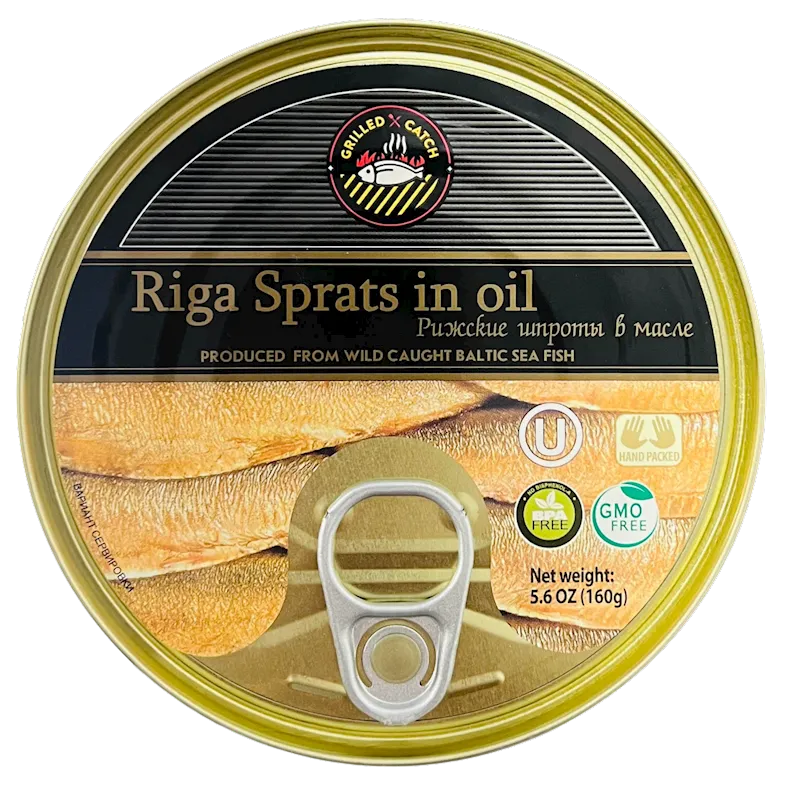 SPRATS RIGA IN OIL E/O 36/160GR BRIVAIS VILNIS