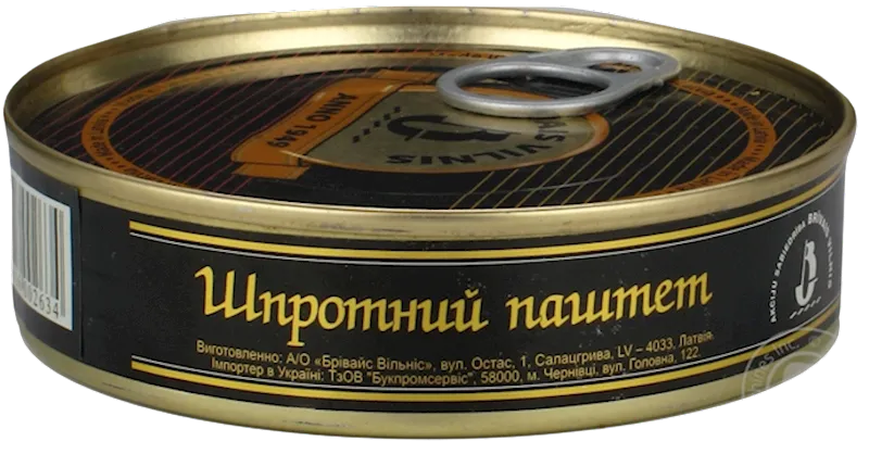 PATE SPRATS E/O 36/160GR BRIVAIS VILNIS